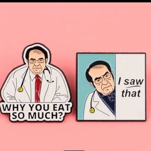 Dr. Now 2 Set Enamel Pin Set